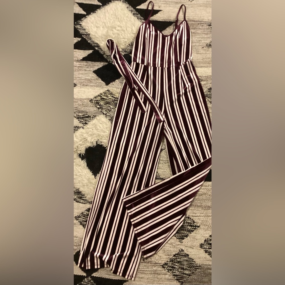 Velvet jumpsuit